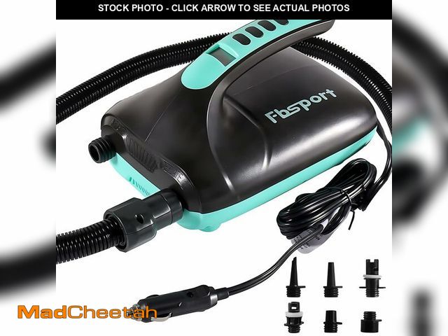 Lot 74-12431768 - 20PSI High Pressure SUP Vehicle Electric Air Pump, Inflation Paddle Board Pump for Stand Up Paddle B...