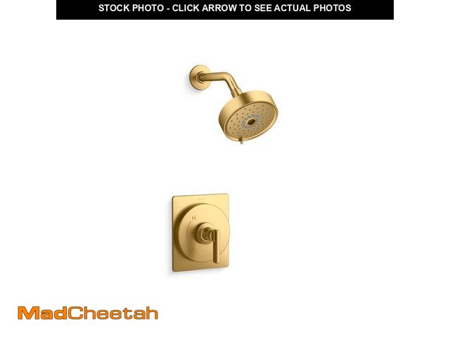 Lot 74-14375365 - KOHLER Castia By Studio McGee Rite-Temp 1-Handle Shower Trim Kit 2.5 GPM in Vibrant Brushed Moderne ...