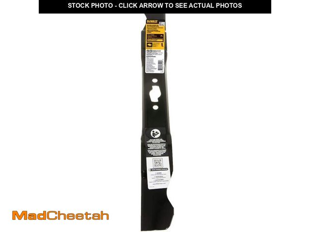 Lot 74-14223886 - DEWALT Original Equipment 3-in-1 Blade for 21 in. Walk-Behind Lawn Mowers with an S-Shape Center Hol...