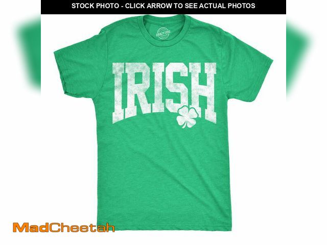 Lot 74-13766623 - Mens Funny T Shirts Green Collegiate Sarcastic St Patricks Day Tee For Men Graphic Tees( 4xl) - UNUS...