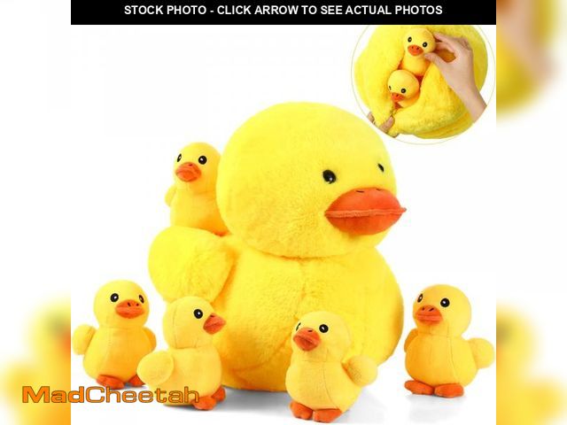Lot 74-12438023 - Kasyat 6 Pieces 13.7 Inches Duck Stuffed Animals with 5 Little Plush Ducks Play Set Stuffed Animals ...
