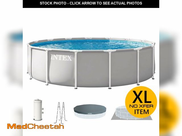 Lot 74-14392732 - (MISSING COVER) INTEX 26723EP 15Ft X 42In Prism Frame Premium Above Ground Swimming Pool Set with Fi...