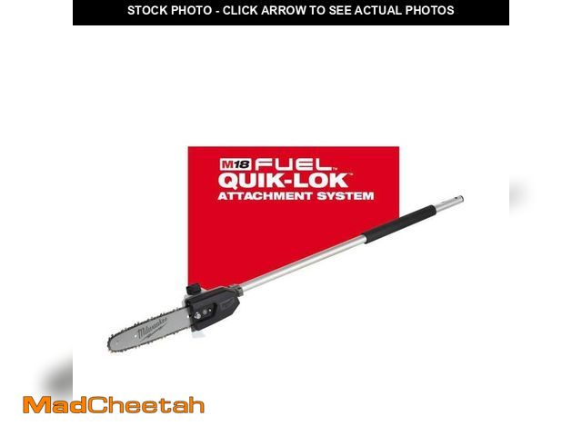 Lot 74-14559119 - Milwaukee M18 FUEL QUIK-LOK 10 in. Pole Saw Attachment (Tool-Only) - UNUSED