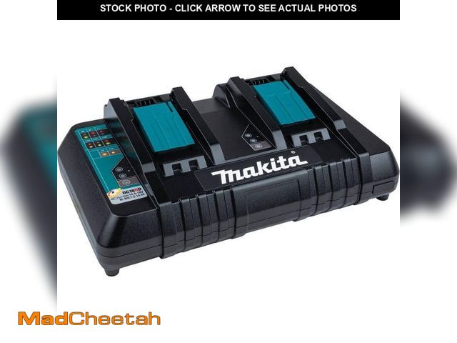 Lot 74-12901604 - Makita 18V Lithium-Ion Dual Port Rapid Optimum Charger - UNUSED