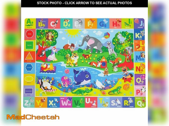 Lot 74-13563804 - chunsemeiju Baby Play Mat for Floor, Non-Slip Playmat for Toddlers &amp; Infants, Extra Thick Large ...