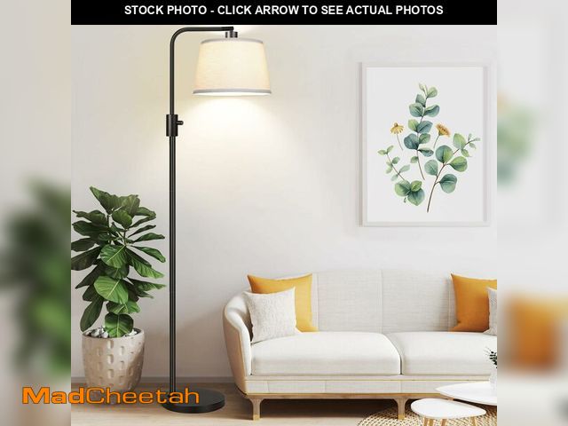 Lot 74-13563865 - Dimmable Floor Lamp, 1000 Lumens LED Edison Bulb Included, Arc Floor Lamps for Living Room Modern St...