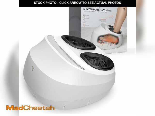Lot 74-14305872 - Sharper Image Shiatsu Foot Massager with Heat &amp; Deep Kneading Compression, Deep Tissue Massager ...