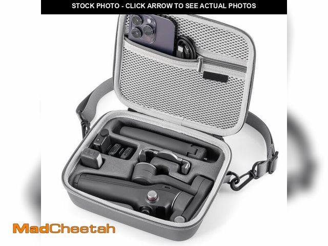 Lot 74-14385423 - STARTRC PHOTO Osmo Mobile 7P/8 Case, Portable PU Shoulder Bag for DJI OM 7 Pro/OM8 Gimbal Stabilizer...