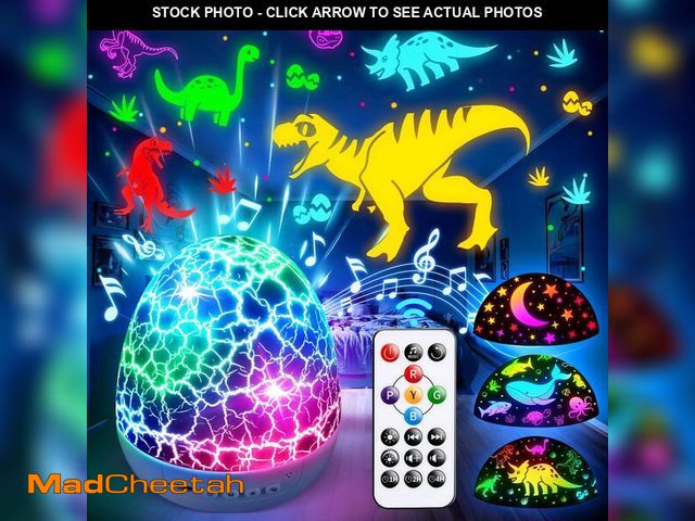 Lot 74-14051733 - PIKOY Dinosaur Toys for Kids 3-5 Easter Gifts for Kids Toys Night Light Projector Dinosaur Eggs East...