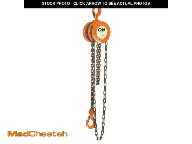 Lot 74-12095092 - Columbus McKinnon Series 622 Hand Chain Hoist, 1 ton Capacity, 15' Lift Height - UNUSED