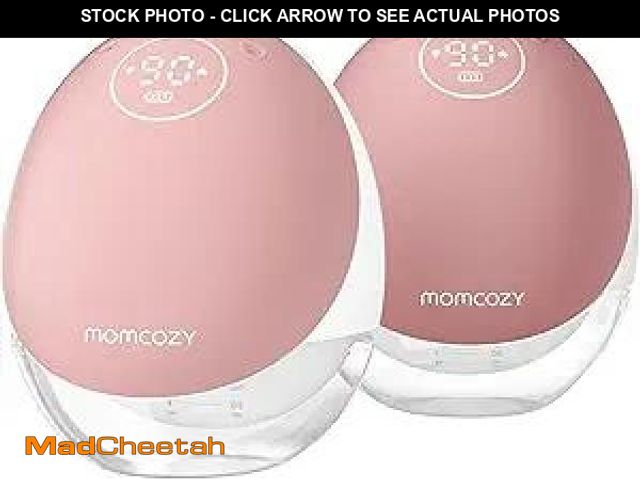Lot 74-12129061 - Momcozy Breast Pump Hospital-Grade, Hands Free Breast Pump App with Leak-Proof DoubleFit Flange, Per...