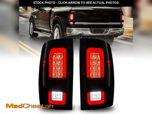 Lot 74-14478362 - MAYELLO Smoked Black Full LED Tail Lights Tinted Rear Brake Lamps Upgrade for 2009-2018 Dodge Ram 15...