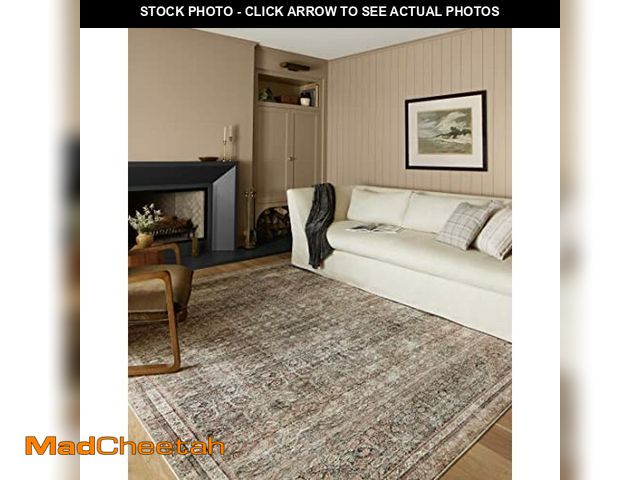 Lot 74-12664460 - Loloi Chris Loves Julia Jules Collection JUL-09 Ink/Terracotta 2'-6'' x 7'-6'', .13" Pile Height, Ru...