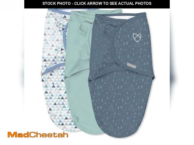 Lot 74-12052488 - SwaddleMe by Ingenuity Original Swaddle, 100% Cotton, Improves Sleep &amp; Calms Startle Reflex, 3-6...