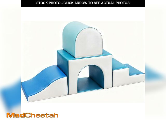 Lot 74-13710586 - Sumbababy Foam Climbing Blocks for Toddlers: with a Tunnel - 4 PCS Foam Blocks - Kids Indoor Climber...
