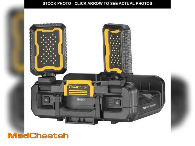 Lot 74-13000083 - DEWALT Tough System 2.0 Flex Volt 20V/60V Cordless LED Adjustable Work Light - UNUSED