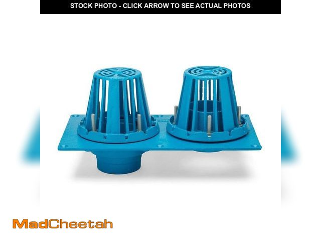 Lot 74-13792534 - Zurn Dura-Coated Cast Iron Combination Roof Drain And Overflow - USED