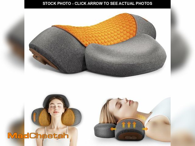 Lot 74-14385595 - Svxhaoy 3-in-1 Neck Massage PillowÃ¢â¬âwith Heat, Massage, and Traction Stretching,Deep Tissue Ma...