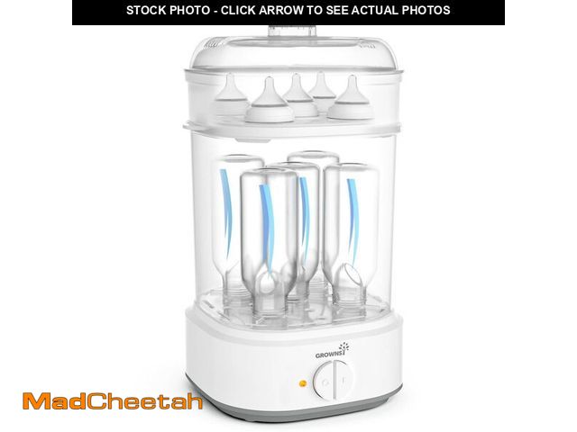 Lot 74-14295300 - Bottle Sterilizer, Baby Bottle Steam Sterilizer, Electric Baby Bottle Sanitizer with Timer for Baby ...