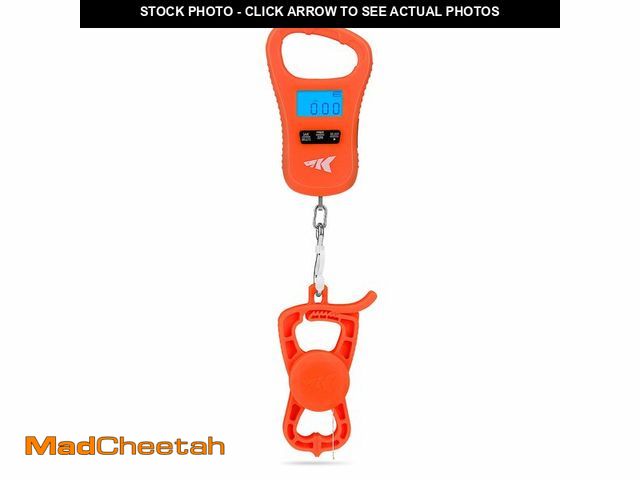 Lot 74-14298648 - KastKing Fish Scale with Lip Gripper, ToughTide USB Charging Fishing Scale Built-in Measuring Tape, ...