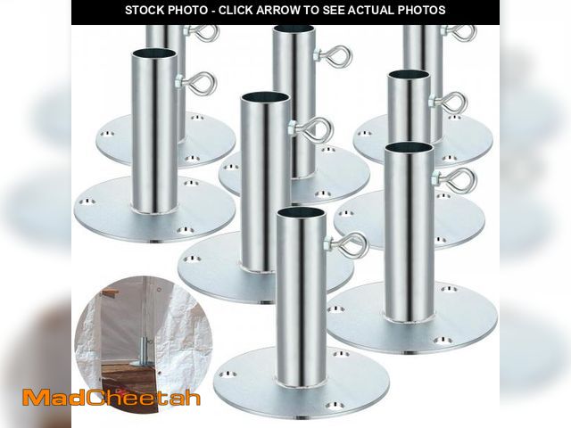 Lot 74-12123768 - Zonon 1" Short Foot Pad Canopy Fitting Batting Cage Ground Plate Fits 1" EMT Pipe That Has an Outer ...