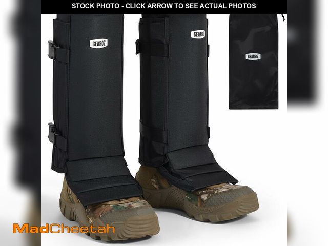 Lot 74-14208974 - GearOZ Snake Gaiters Snake Chaps, Waterproof Lower Legs Snake Guards, Snake Bite Protective Gaiters,...