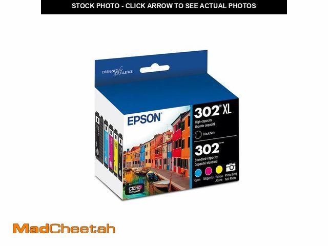 Lot 74-14147019 - Epson T302XL-BCS Claria Premium Ink Cartridge Multi-pack - High-capacity Black and Standard-capacity...