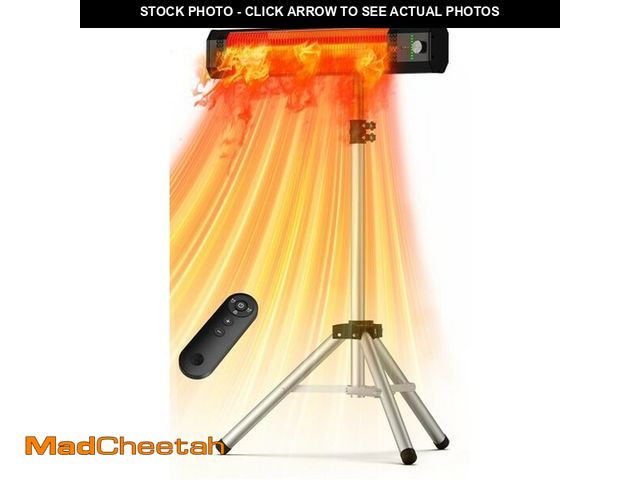 Lot 74-14599661 - HETRAROOT Outdoor Heaters for Patio, 9 Heating Levels, IP65 Waterproof Patio - USED
