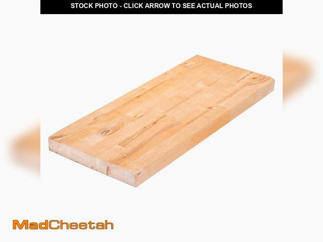 Lot 74-12869033 - HARDWOOD REFLECTIONS 48 in. W x 10 in. D Unfinished Natural Birch Floating Decorative Wall Shelf - U...