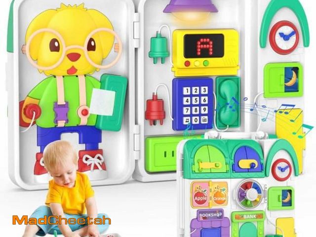 Lot 74-11368680 - Toddler Boy Toy for 1-2 Year Old, Montessori Birthday Gift for 1+ Year Old Boy Girl, Motor Skills De...