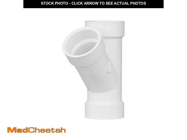 Lot 74-12674971 - Charlotte Pipe 6 in. PVC DWV Wye - USED