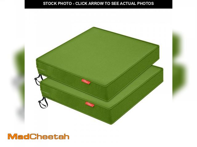 Lot 74-12521545 - Pcinfuns Outdoor Chair Cushion 22 x 22 Inch Seat Cushions for Patio Furniture Garden Sofa Couch Chai...