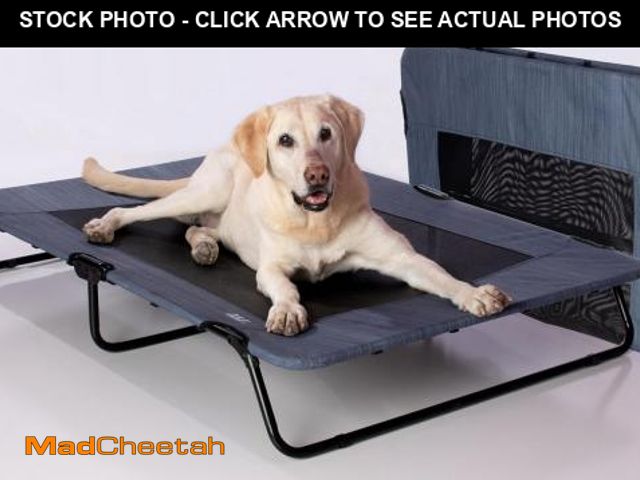 Lot 74-12137175 - Pet Gear Lifestyle Pet Cot Elevated Bed, No Assembly Required, Premium Tear Resistant Cooling Mesh, ...