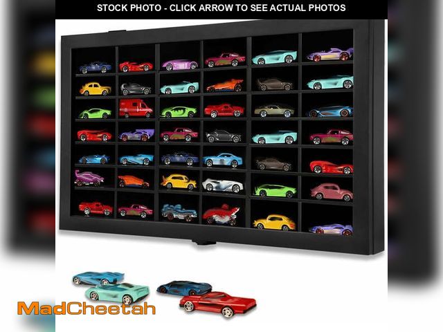 Lot 74-12780933 - 1/64 Diecast Toy Car Display Case Model Car Organizer Storage Cabinet Wall Mount with Acrylic Glass ...