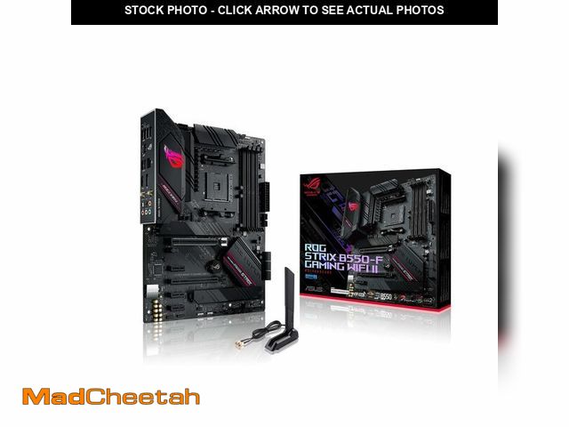 Lot 74-13958044 - Asus ROG Strix B550-F Gaming WiFi II AMD AM4 (3rd Gen Ryzen) ATX Gaming Motherboard (PCIe 4.0,WiFi 6...