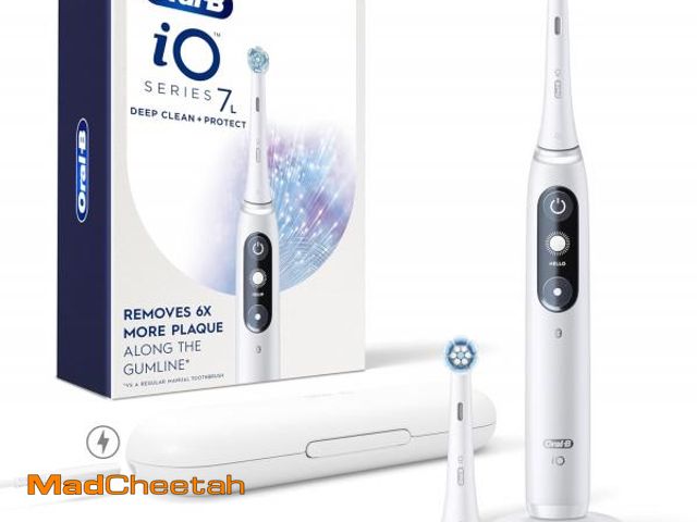 Lot 74-12330137 - *SEE DETAILS* Oral-B iO Deep Clean + Protect Rechargeable Electric Toothbrush, White with a iO Serie...