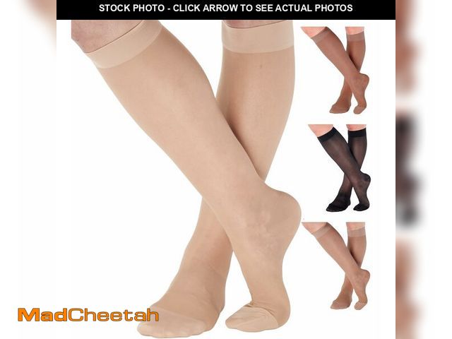 Lot 74-13621558 - ABSOLUTE SUPPORT - Sheer Compression Stockings for Women 20-30mmHg - Graduated Support Compression S...