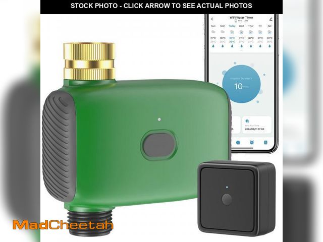 Lot 74-12314564 - UOUNE WiFi Sprinkler Timer, Programmable Water Timer for Garden Hose, Outdoor Smart Sprinkler Contro...