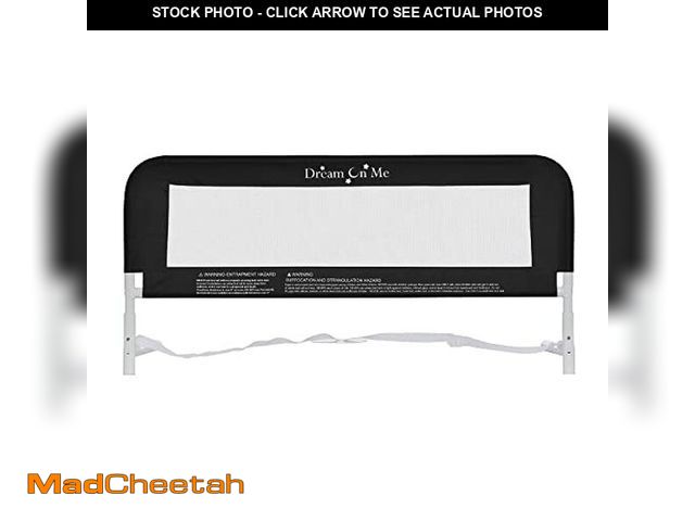 Lot 74-12365909 - Dream On Me Lightweight Mesh Security Adjustable Bed Rail for Toddler, Breathable Mesh Fabric, Suita...