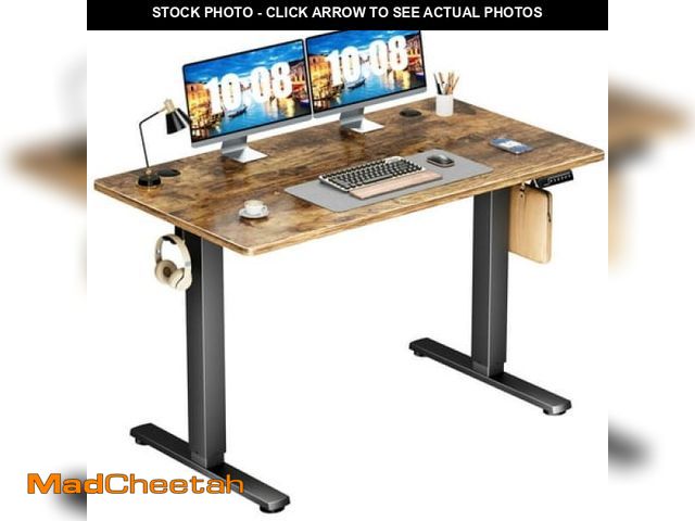 Lot 74-12420022 - Yoyomax Electric Standing Desk  Height Adjustable Desk  48 X 24 Inches Ergonomic Stand up Desk with ...