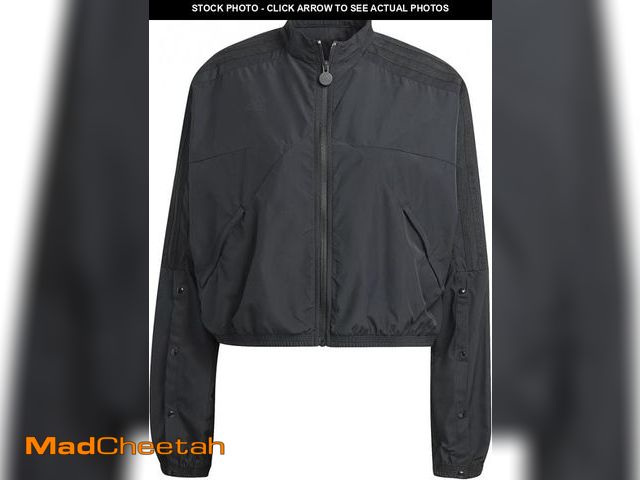 Lot 74-12323042 - adidas Women's Tiro Snap Buttons Jacket, Black, Small - UNUSED