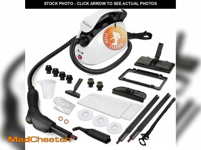 Lot 74-13710197 - Multi-purpose steam cleaner with all 21 accessories, handheld steam cleaner and shoulder strap, for ...