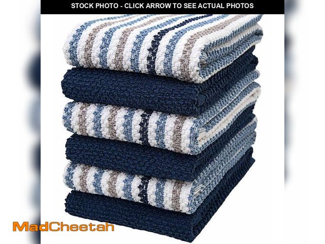 Lot 74-14151850 - Premium Kitchen Towels (16Ã¢â¬Âx 26Ã¢â¬Â, 6 Pack) | Large Cotton Kitchen Hand Towels | Popcorn S...