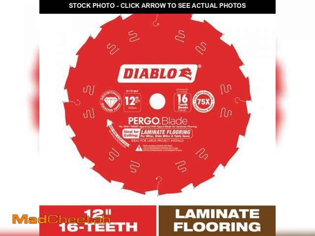 Lot 74-12485653 - 10in. x 12-Teeth PergoBlade Saw Blade for Laminate and Wood Flooring - UNUSED