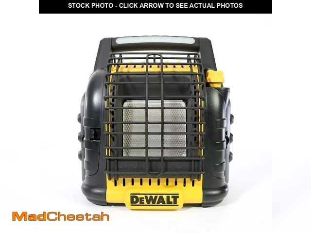 Lot 74-13560640 - DEWALT 12,000 BTU Portable Radiant Propane Heater (Massachusetts Version) - UNUSED
