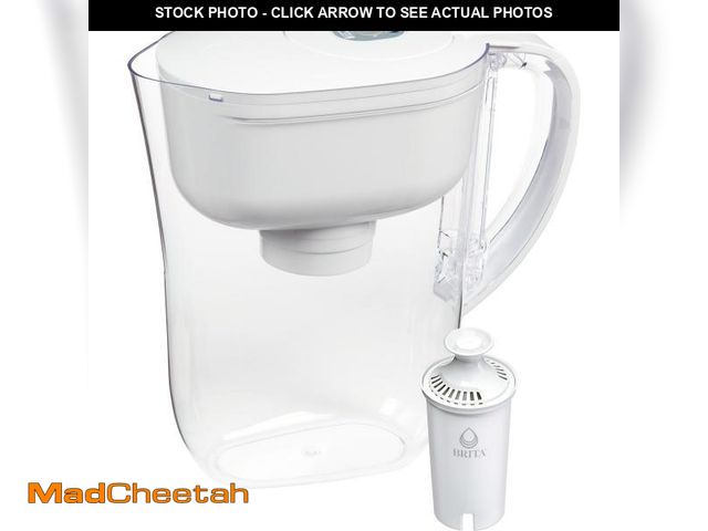 Lot 74-12112421 - Brita Metro Water Filter Pitcher with SmartLight Filter Change Indicator, BPA-Free, Reduces Copper, ...
