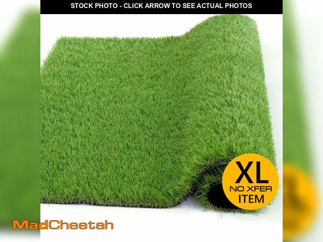 Lot 74-13767123 - LITA 1.38" Artificial Grass Rug 7 x 13 ft Indoor Outdoor Turf Grass for Garden Patio - UNUSED