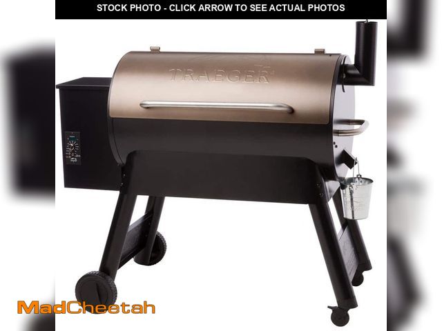 Lot 74-14242599 - Traeger Pro Series 34-Pellet Grill and Smoker in Bronze - UNUSED