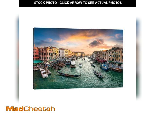 Lot 74-6339259 - East Urban Home The Grand Canal in Venice, Italy by Jan Becke - Photograph Print EBNN9948 Format: Cl...