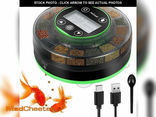 Lot 74-13729964 - Petbank Automatic Fish Feeder for Aquarium - Moisture-Proof and Precision Feeding Betta Vacation Fee...